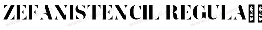 ZefaniStencil Regula字体转换